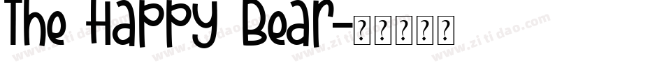 The Happy Bear字体转换